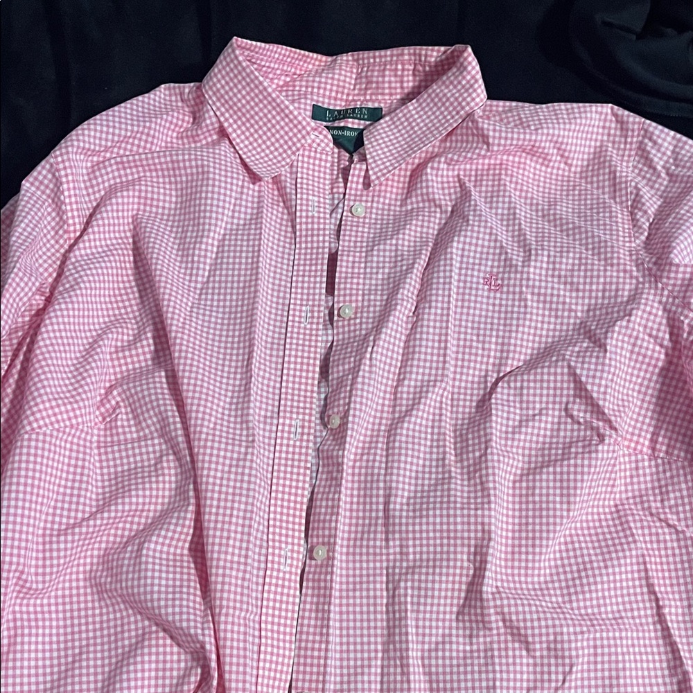 Polo Ralph Lauren Men's Pink Gingham Shirt